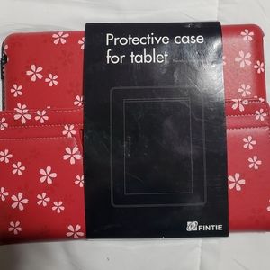 MINI IPAD PROTECTIVE Case Red•NEW •9 1/4"x7 1/4" NWT